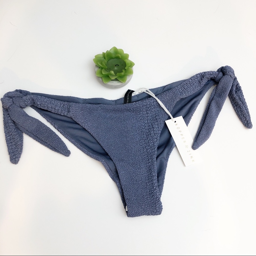KOPPER & ZINK | 🆕Tallie Bikini Bottom in Ash Blue